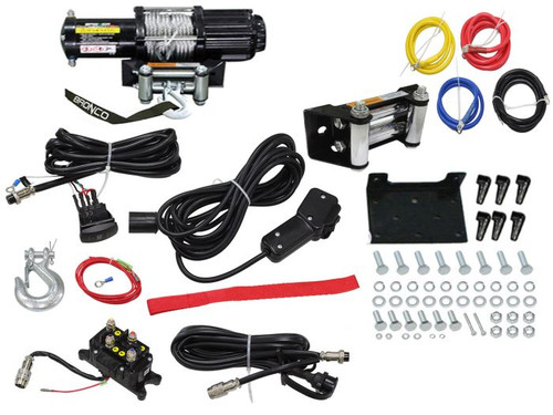 Bronco Winch 5000 Lbs Wire Type Steel Wire