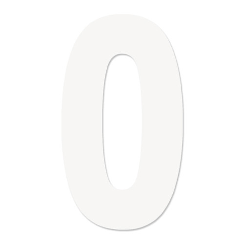 Factory Effex Fx 2015 Numbers Pro 7" White 0