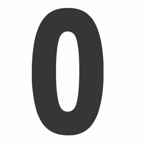 Factory Effex Fx 2015 Numbers Pro 8" Black 0