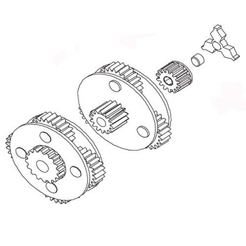Bronco Replacement Gear Kit For 6212002 Winch