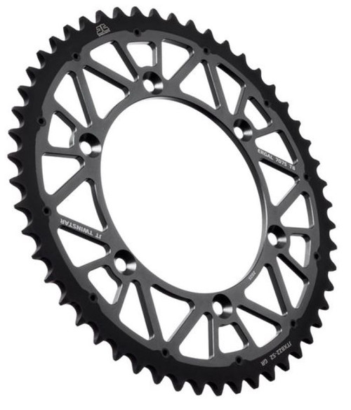 Jt Sprocket Twinstar Sprocket Gray 52-Tooth