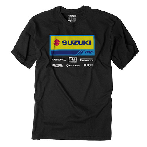 Factory Effex Factory Effex 2021 Suzuki Racewear T-Shirt / Black L