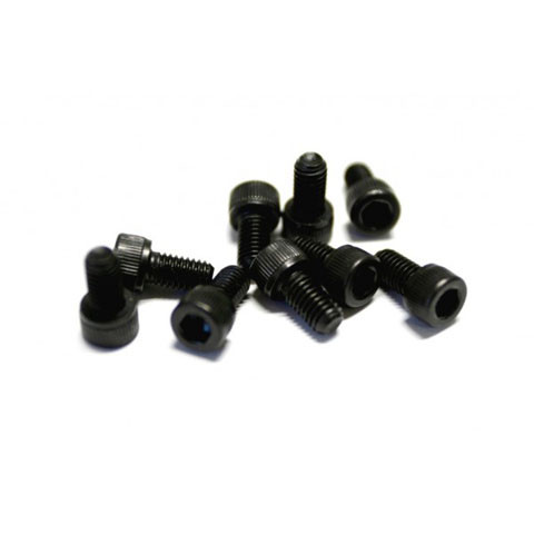 Big Gun Exhaust 1/4X20 Base Plate Allen Screws (4 Pk) - Socket Head (Blk) 40-S007