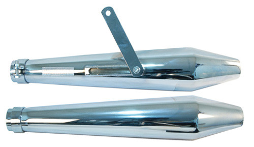 Emgo Emgo Muffler Cafe Chrome