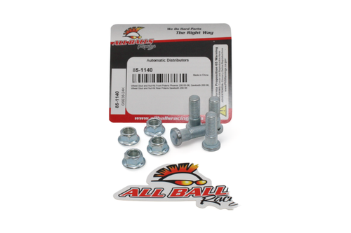 All Balls Racing Wheel Stud And Nut Kit Front 85-1140