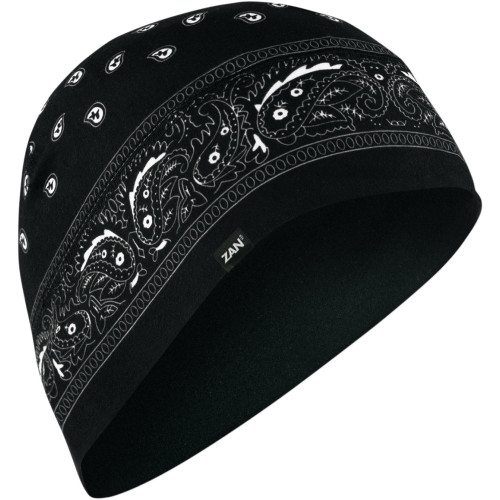 Zan Headgear Sportflex Beanie - Paisley Black Whll101