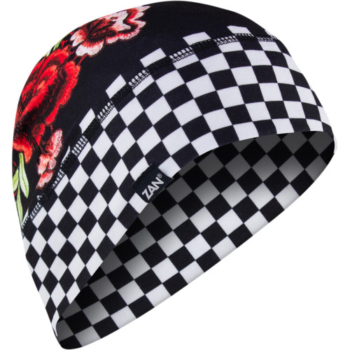 Zan Headgear Sportflex Beanie - Checkered Floral Whll421