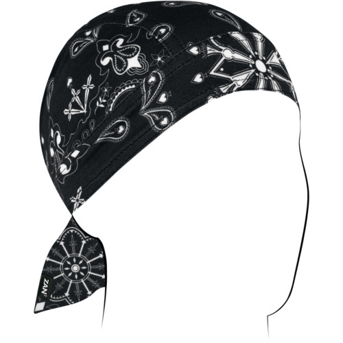 Zan Headgear Flydanna Sportflex - Black Paisley Zl101 Zan Headgear Flydanna Sportflex - Black Paisley Zl101