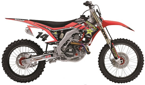 Factory Effex Factory Effex Rockstar Complete Kit Honda Crf250 Crf450
