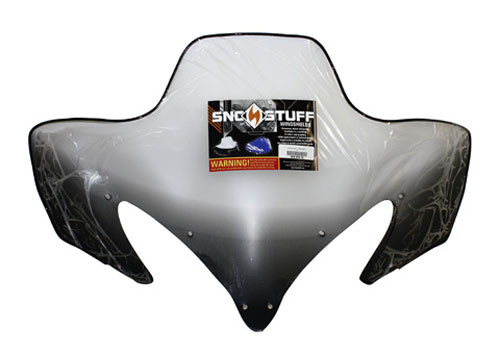 Sno Stuff Yamaha Windshield Clear With Black Graphics 450-655-10