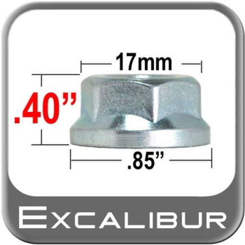 Excaliber Lug Nut 10Mm X 1.25 (17Mm) 1.2" Tall 98-0008