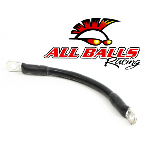 All Balls Racing 7" Black Battery Cable