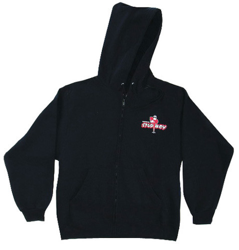 Studboy Stud Boy Black Zip Hoodie Medium