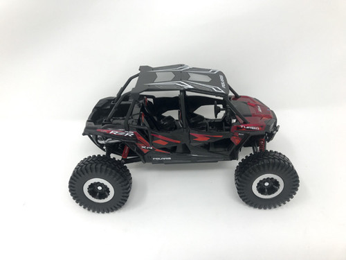 Newray 1/18 Polaris Rzr Xp 4 Turbo Rock Crawler (Titanium Metallic)