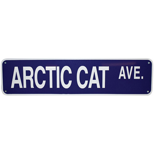 Voss Signs Arctic Cat Ave. - Aluminum Street Sign 6" X 24"