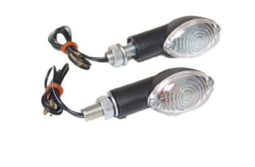Emgo Mini Cateye W/Lite Black Clear
