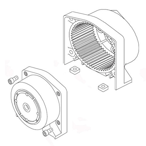Bronco Replacement End Housing And Clutch Assembly For 6212002 Winch