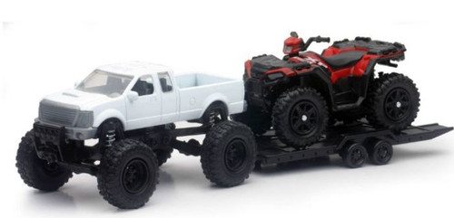 Newray Die Cast Offroad Pick Up W/ Polaris Sportsman Xp1000
