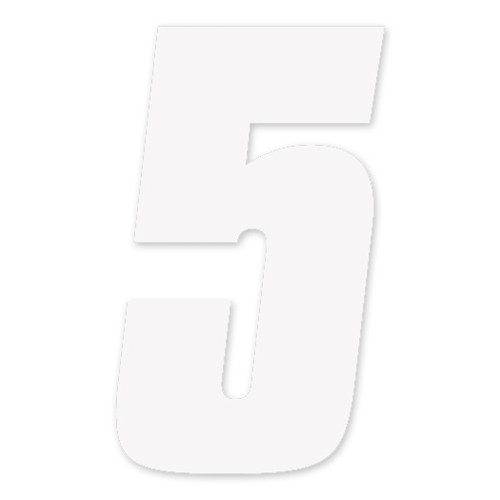 Factory Effex Fx 2015 Numbers Factory 6" White 5