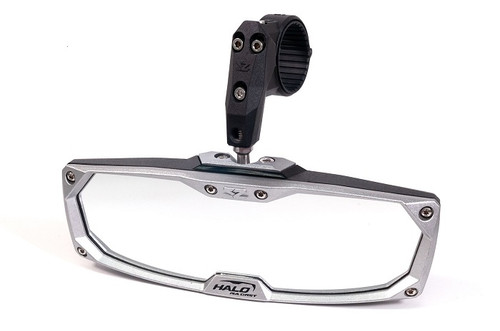 Seizmik Halo-Ra Cast Rear View Mirror W/Cast Aluminum Bezel - 2"