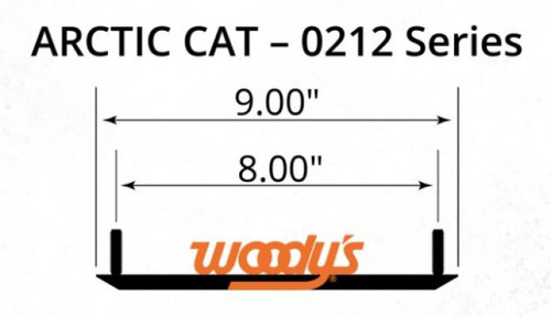 Woodys 4"X 60 Turning 1 1/2" End Pad With Hard Weld