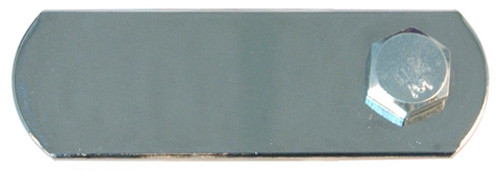 Emgo Bckt 3" 1 Hole Chrome