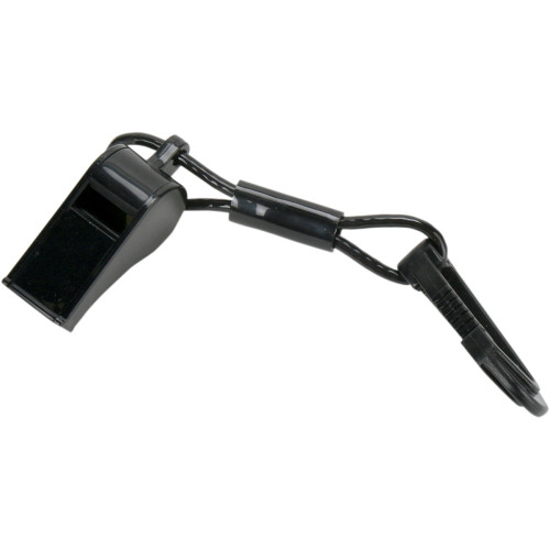 Atlantis Whistle With Clip - Black A2700C