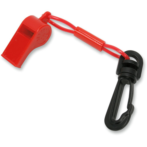 Atlantis A2701C Whistle W/Clip Red