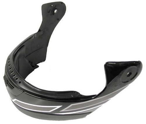 Zeus Zeus Liftech 508S - Replacement Chin Bar - Thunder Black BAR-THN-BK