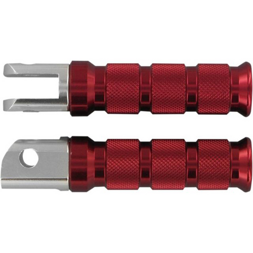 Emgo Foot Rest Slash Cut Red R