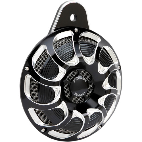 Arlen Ness Custom Horn - Drift - Black - Xl 70-256 Arlen Ness Custom Horn - Drift - Black - Xl 70-256