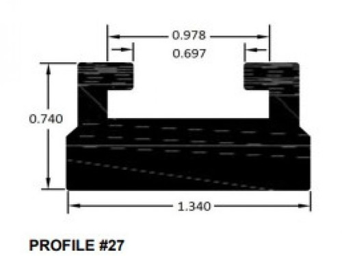 Spi Spi Slide Profile 27 Black 56"