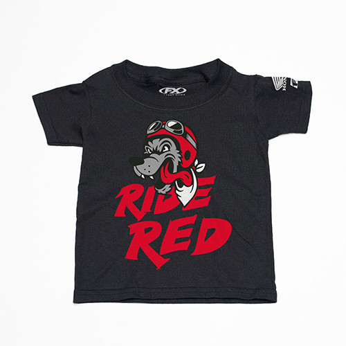 Factory Effex Factory Effex Honda Ride Red Wolf Toddler T-Shirt / Black 3T