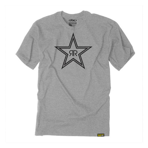 Factory Effex Factory Effex Rockstar Outline T- Shirt / Heather Grey (L)