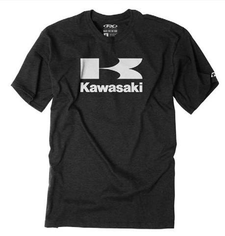 Factory Effex Factory Effex Kawasaki Flying K T- Shirt / Hthr Charcoal Xl