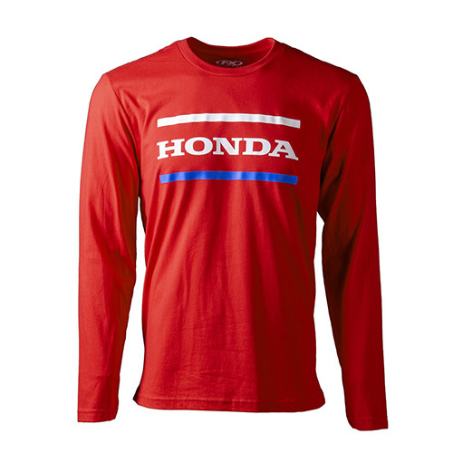 Factory Effex Factory Effex Honda Stripes Long Sleeve T-Shirt / Red M