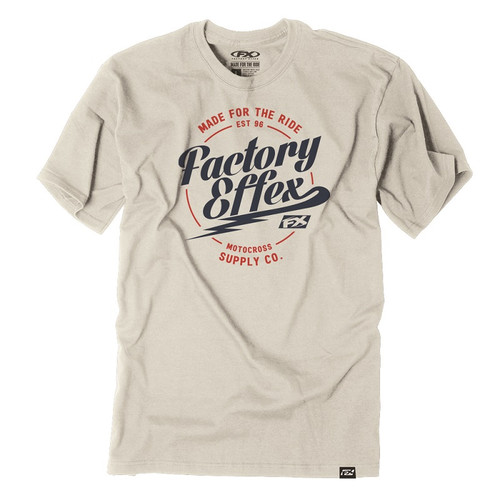 Factory Effex Fx Mens Crew T-Shirt Sand Fx Shock (Xxl)