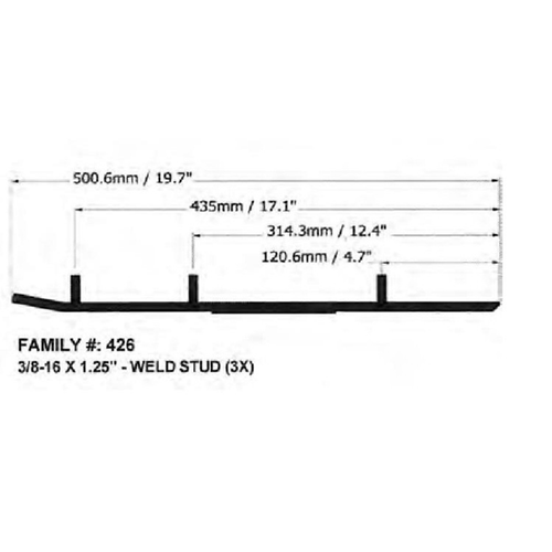 SPI Defender Hardweld Runners Skidoo WB-000-426