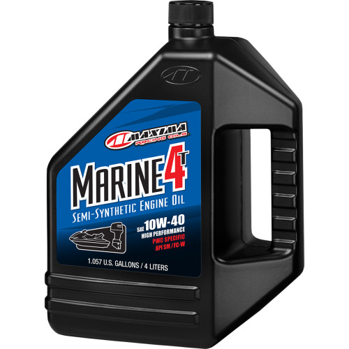 Maxima Racing Oil Marine Synthetic Blend 4T Engine Oil - 10W-40 - 4 L 30-529128