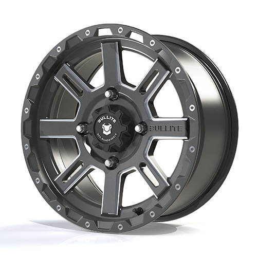 Bullite Lancer Wheel Black 15X7.0 4/137 5+2