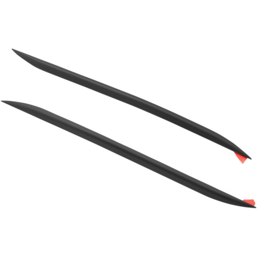 Show Chrome Fender Side Accent - Black - Front 52-941Bk