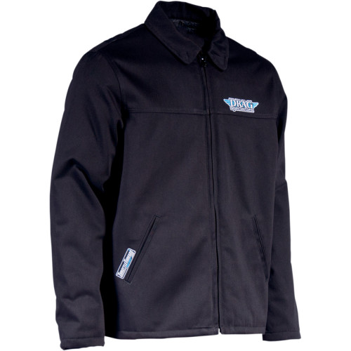 Throttle Threads Drag Specialties Shop Jacket - Black - 2Xl Drg19J28Bk2R