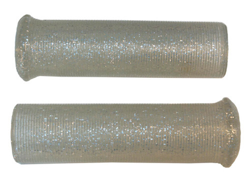 Emgo Grip Set Metalflake Silver