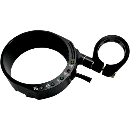 Joker Machine Speedometer Relocation Bracket - Black - For 49 Mm Fork 10-305B Joker Machine Speedometer Relocation Bracket - Black - For 49 Mm Fork 10-305B
