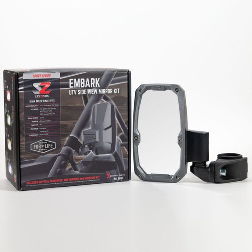 Seizmik Embark Sideview Mirror W/Abs Body & Bezel - 2" & 1.875"
