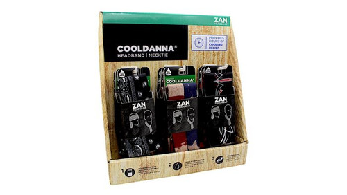 Bobster Zan Polyester Cooldanna Pre-Pack Display 13 X 4 X 12. 18 Pc
