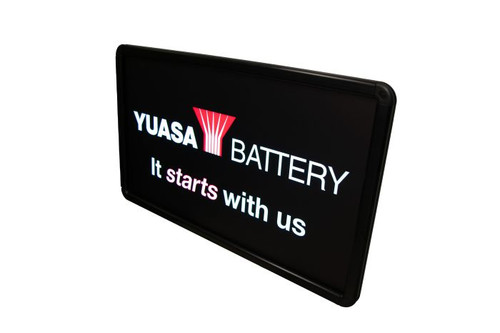 Yuasa Lighted Yuasa Sign
