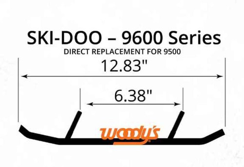 Woodys Ski-Doo Maverick 8" Runner-Pair