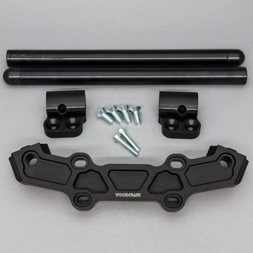 Clipon Adapter Plate w/ XL Black Bars Yamaha 2017 FZ-09, MT-09, XSR900 2022-25