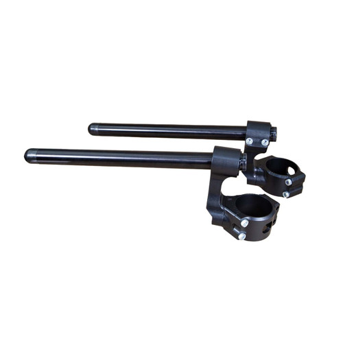 75mm Rise Side Mount Adjustable Angle Clipon Risers (with 7/8" bars)